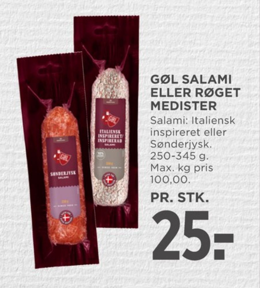 Gøl, Salami Italiensk