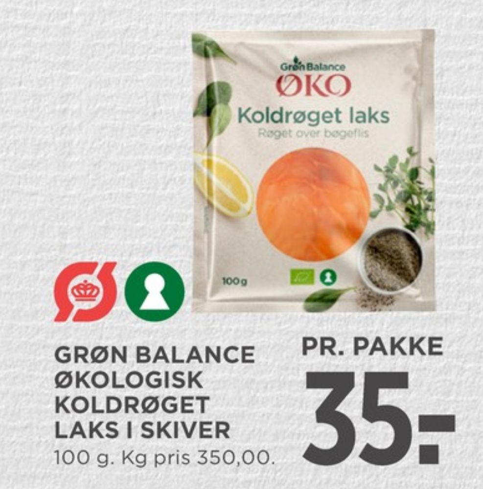 Grøn Balance, Laks i skiver