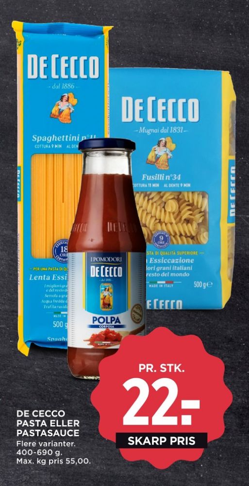 De Cecco, Polpa Sauce