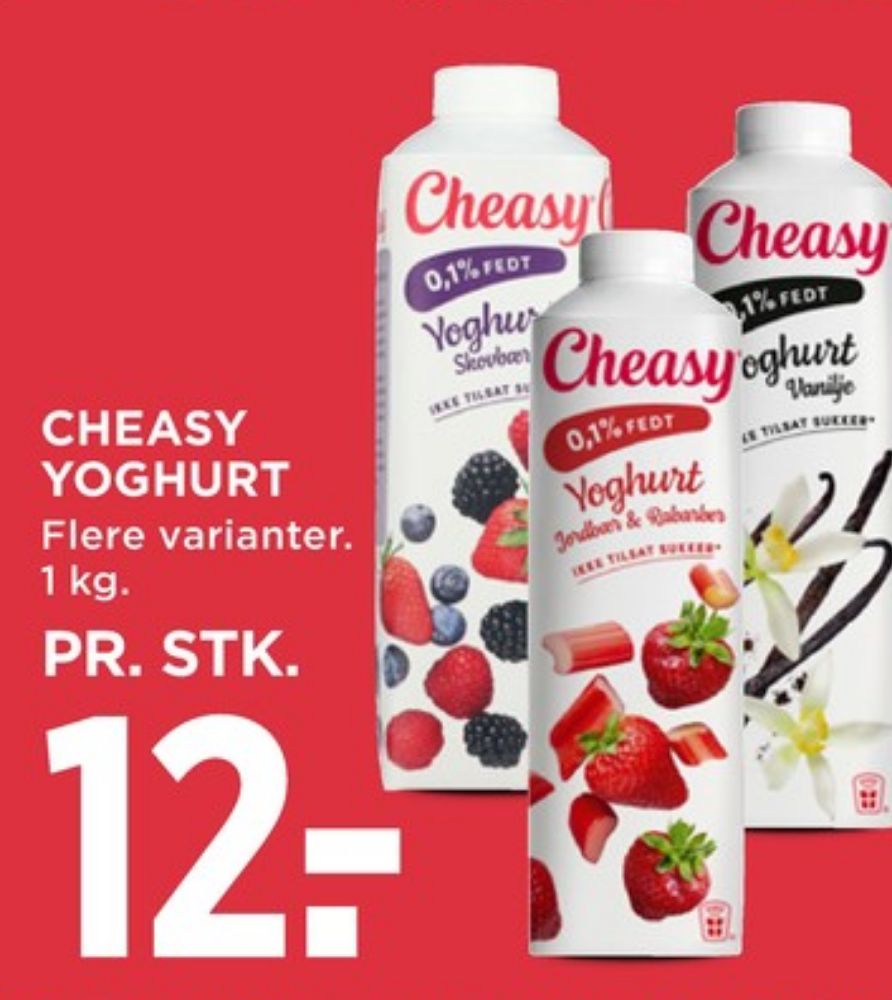 Cheasy, Vanilje Yoghurt 