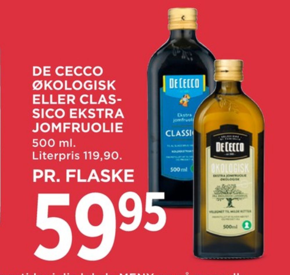 De Cecco, Olivenolie