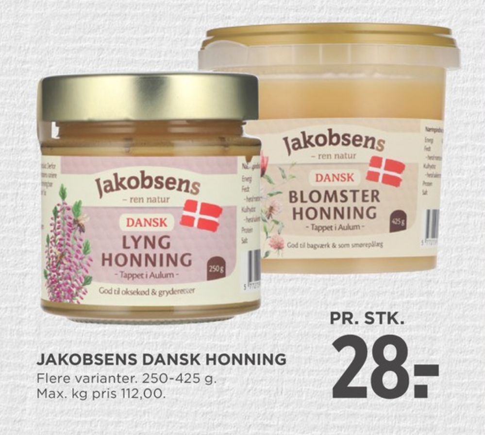 Jakobsens, Honning