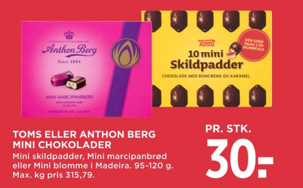 Anthon Berg, Marcipanbrød