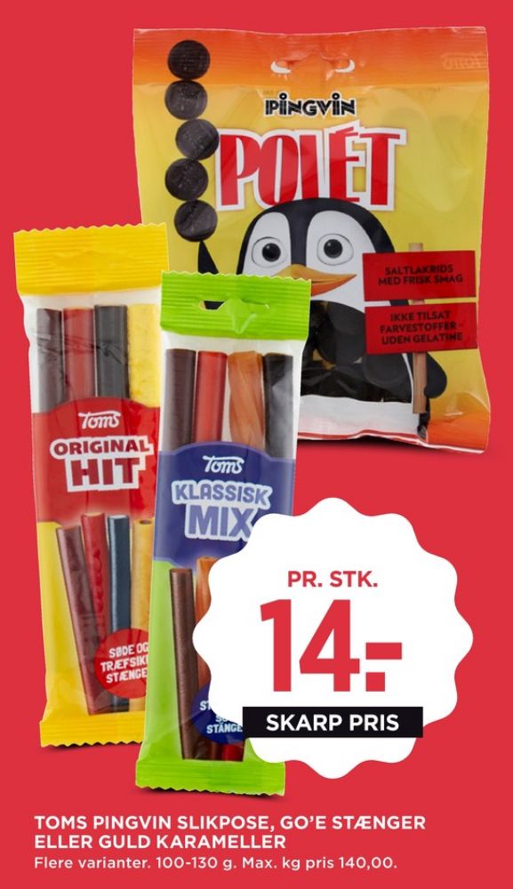 Toms Pingvin Polet, Slikposer