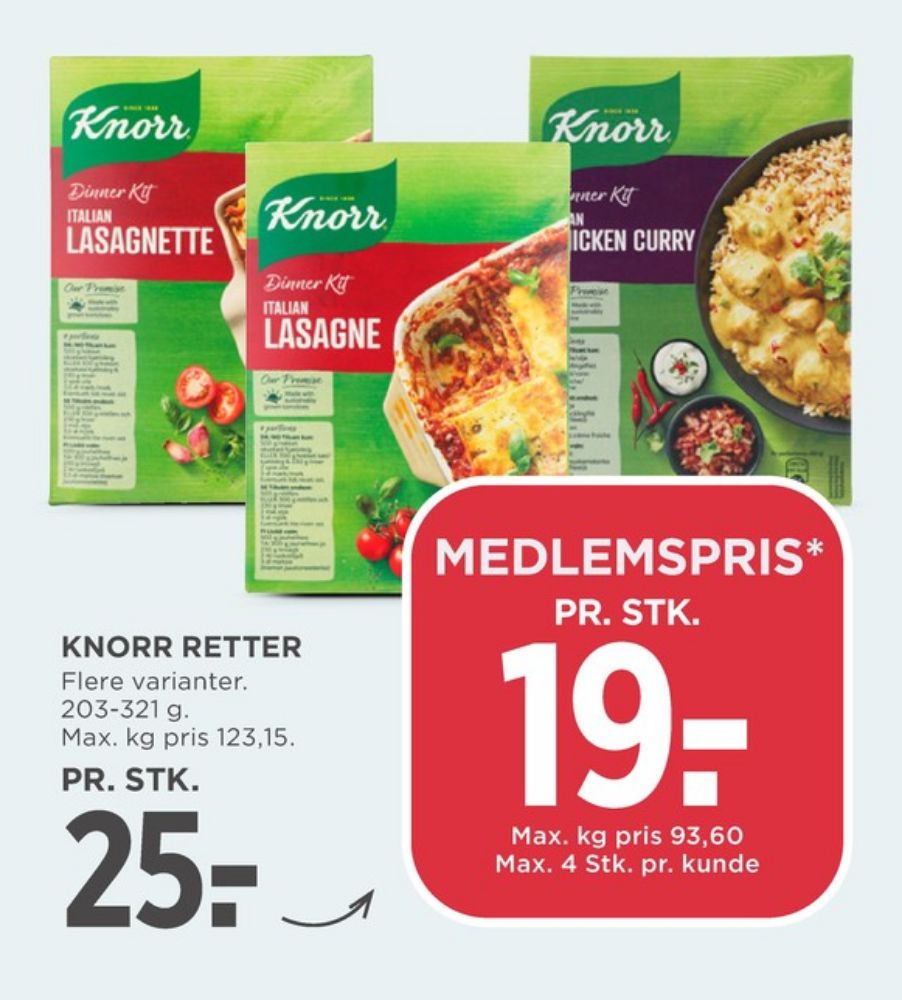 Knorr Dinner Kitt, Italian Lasagnette