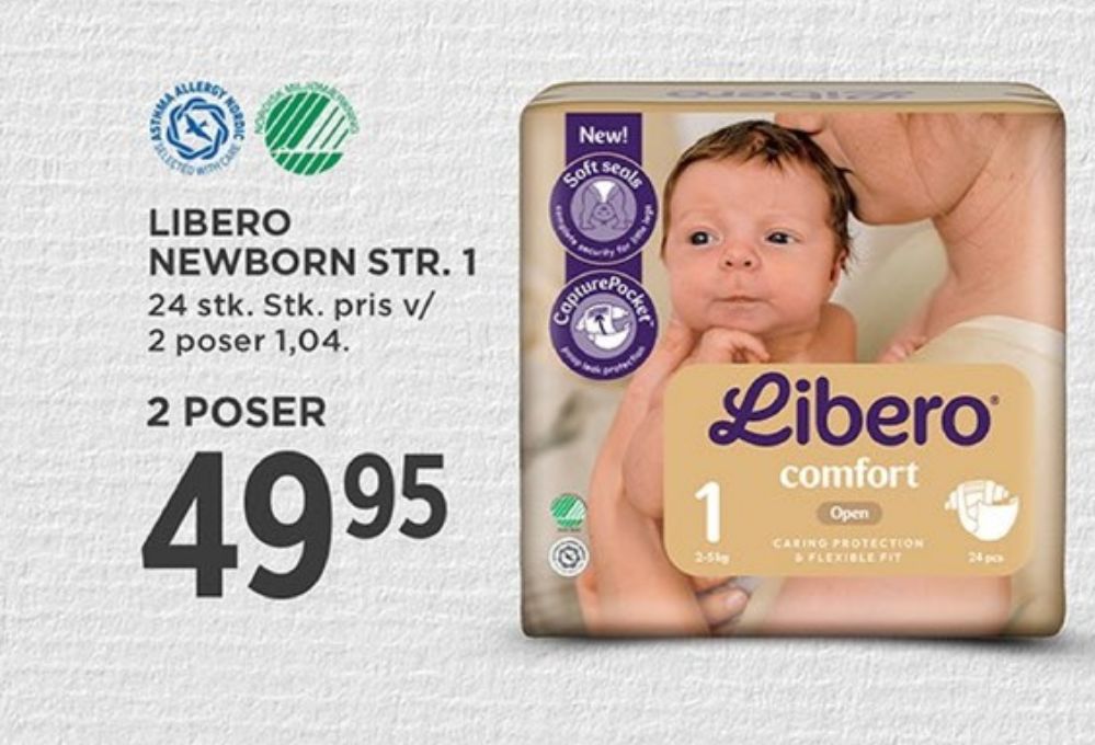 Libero Comfort, Bleer str 1 2-5 kg