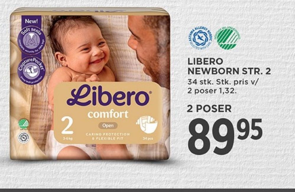 Libero Comfort, Bleer str 2 3-6 kg