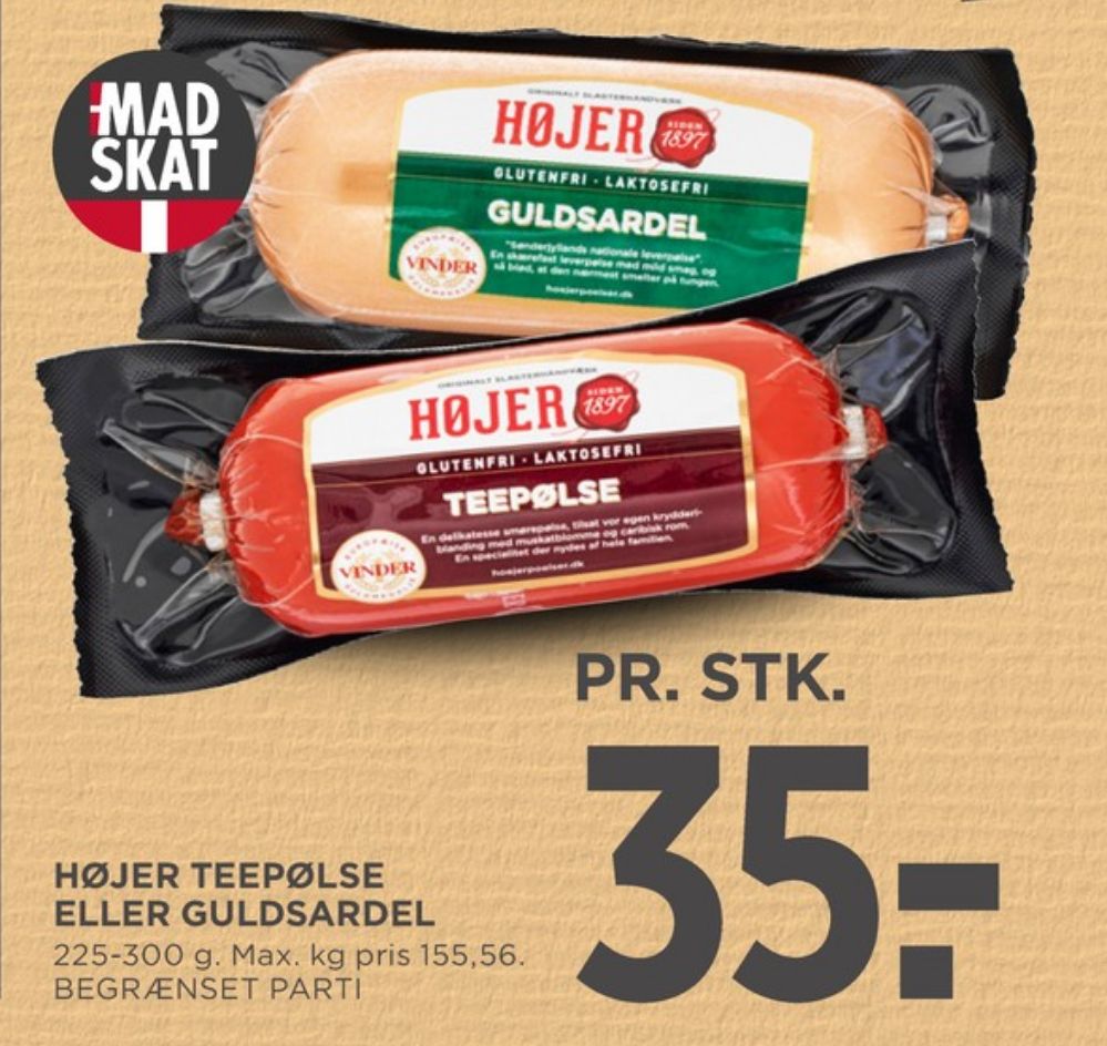 Højer Pølser, Sardelleverpølse