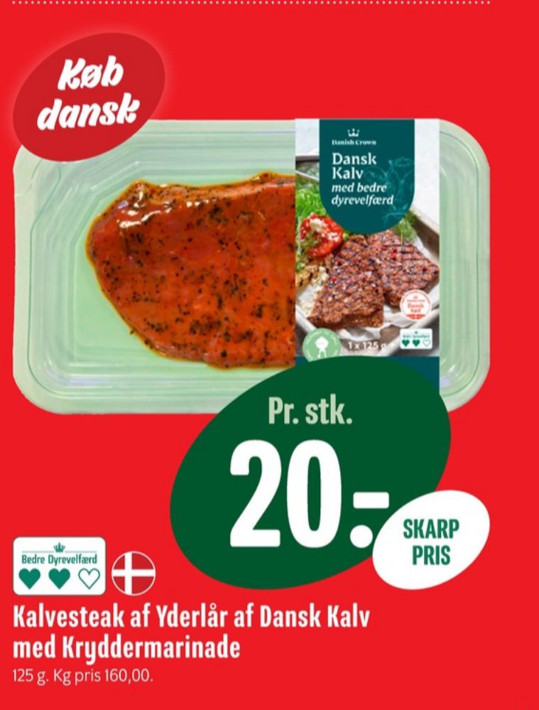Danish Crown, Kalvesteaks