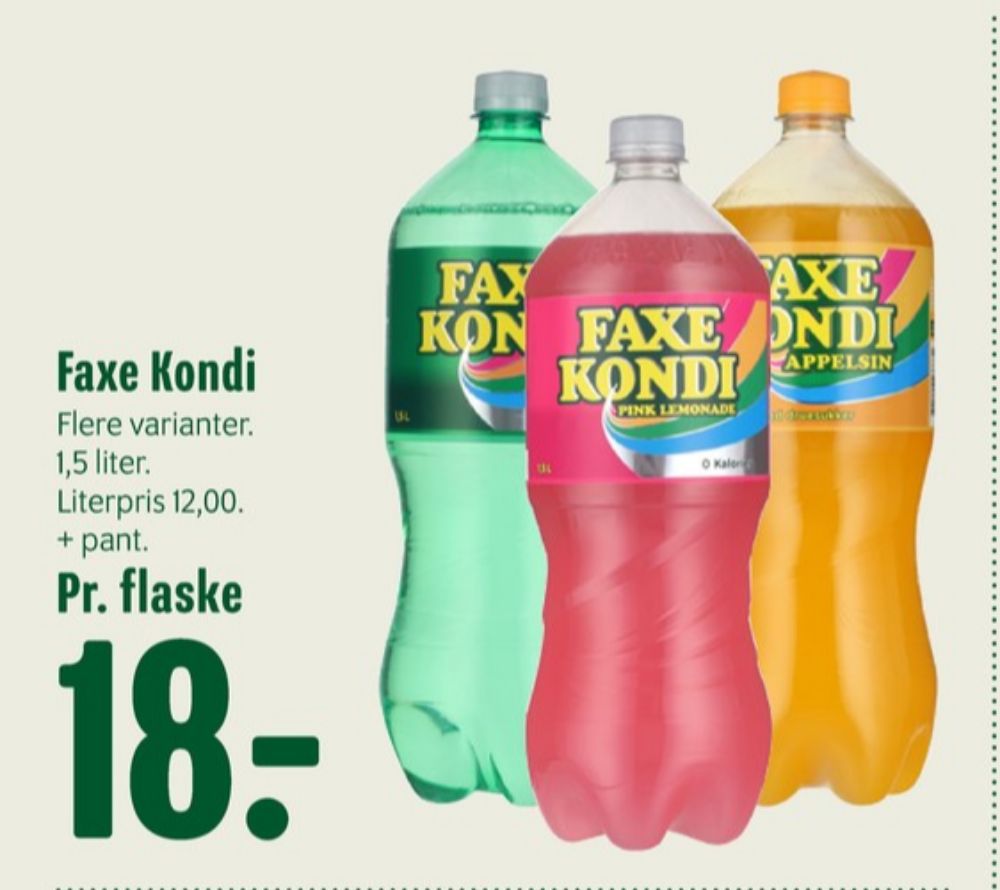 Faxe Kondi Appelsin, Appelsinsodavand