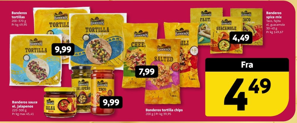 Banderos, Taco sauce medium