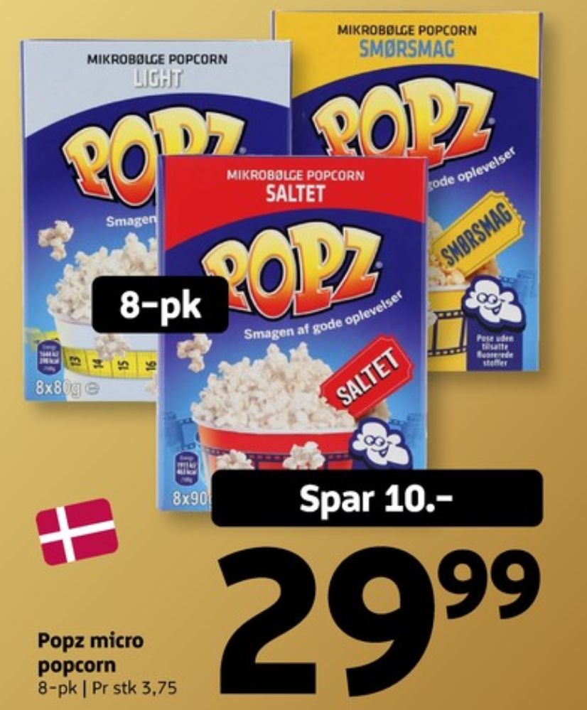 Popz, Popcorn Smørsmag