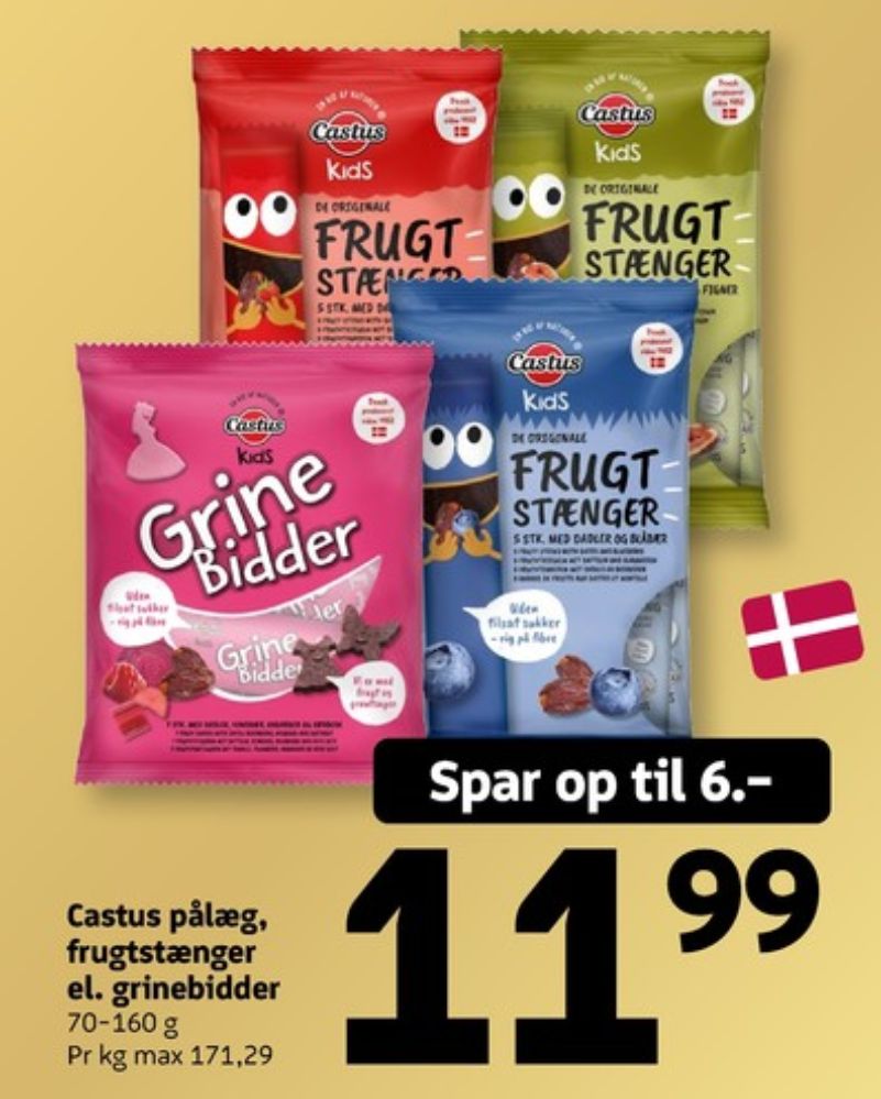 Castus Grinebidder, Hindbær Rabarber & Rødbede