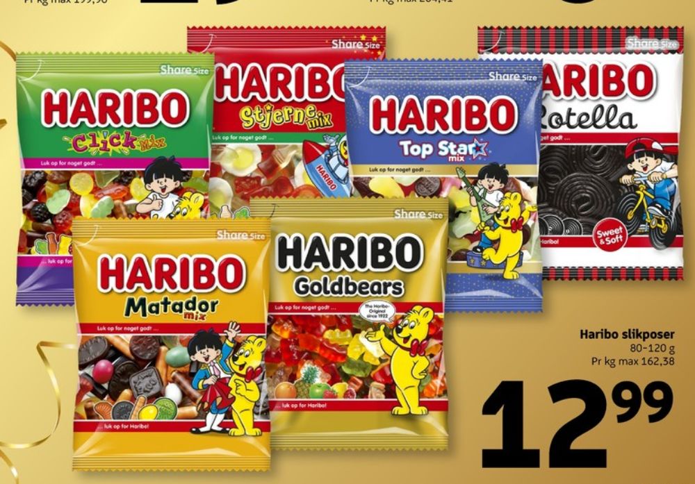 Haribo Rotella, Slikposer