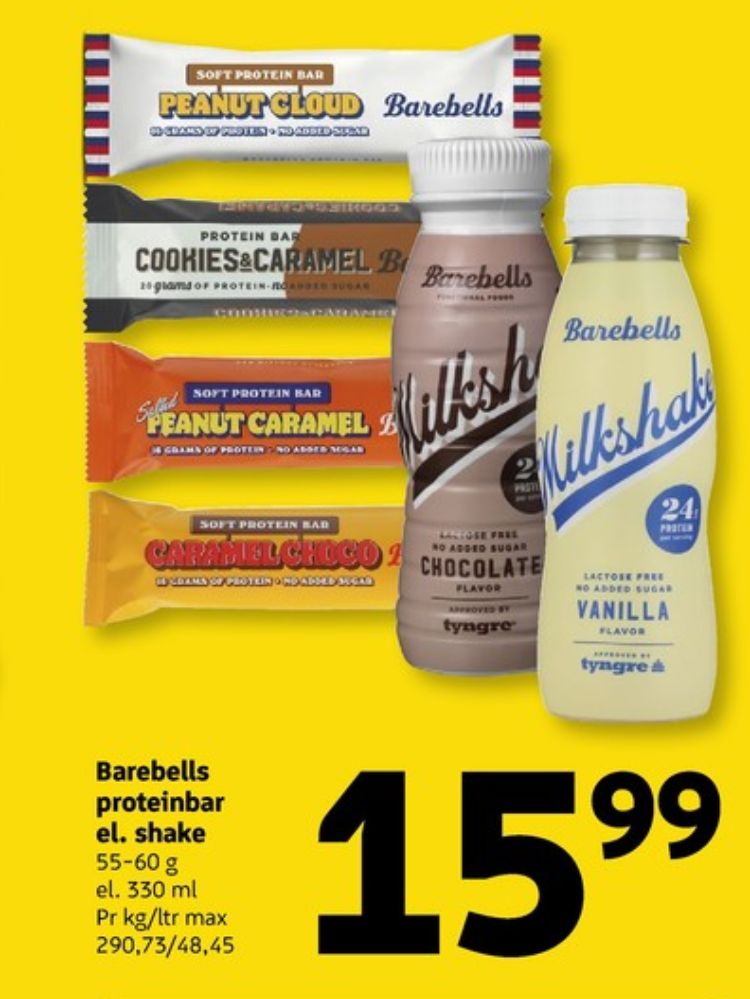 Barebells, Peanut Cloud Proteinbar