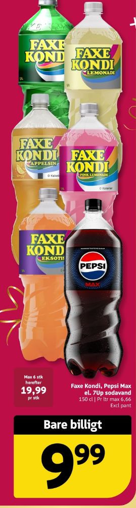 Faxe Kondi 0 Kalorier Pink Lemonade, Sportssodavand