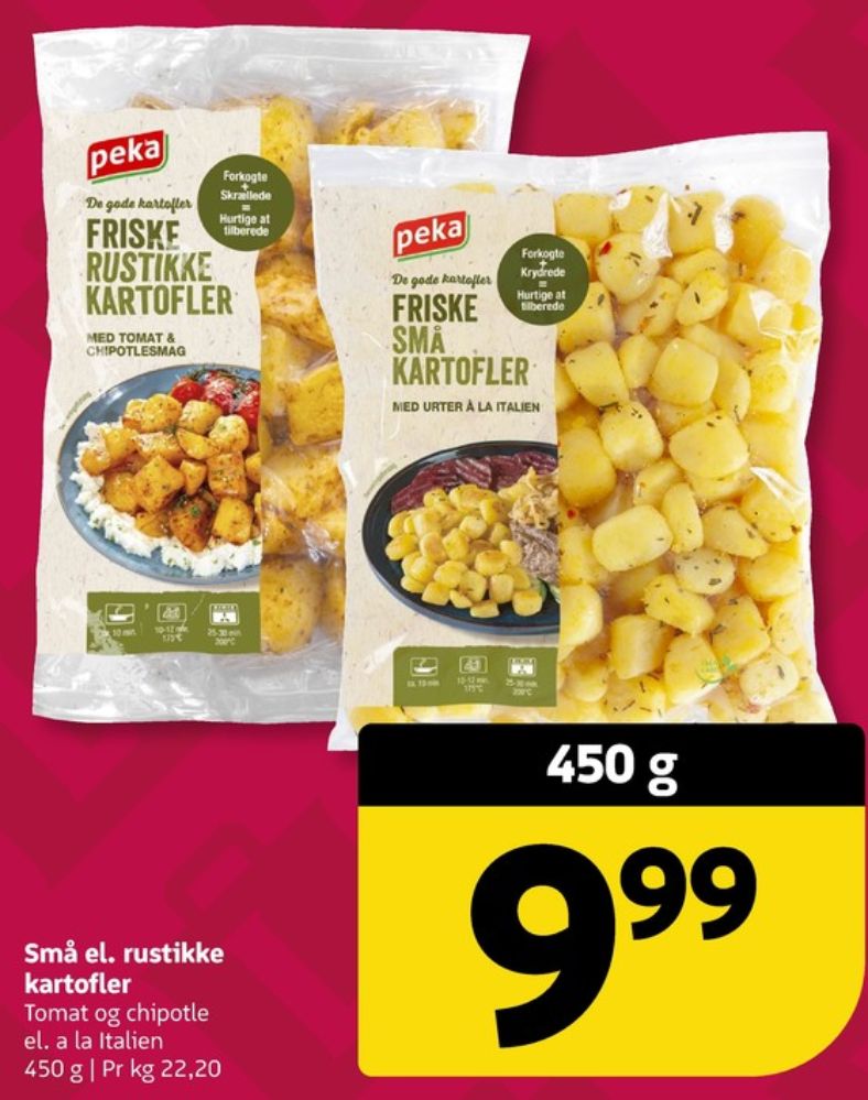 Peka, Friske Små Kartofler