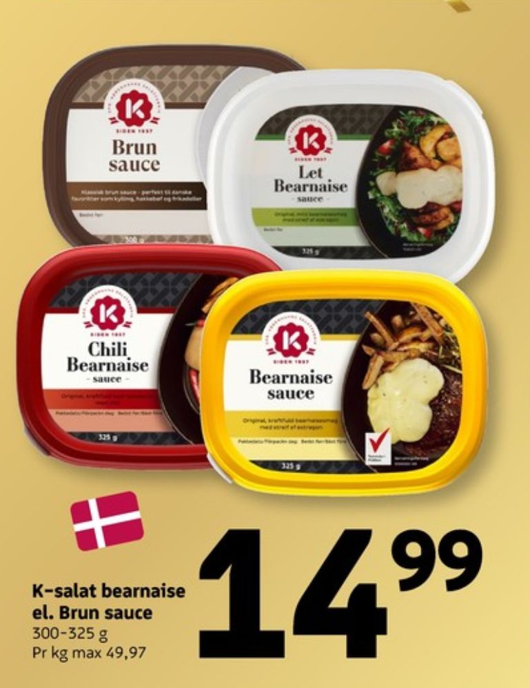 K-salat, Bearnaisesauce