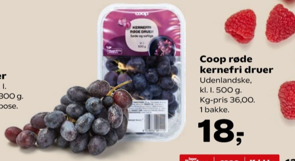 Coop, Vindruer