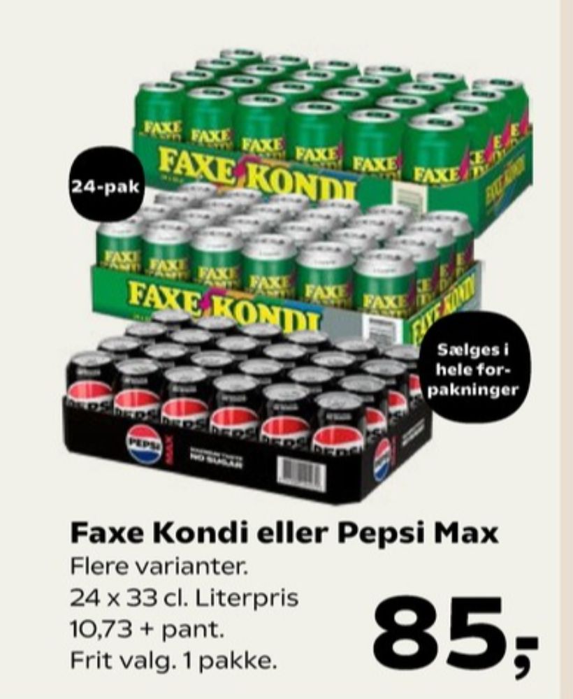 Pepsi Max, Cola 24 pk.