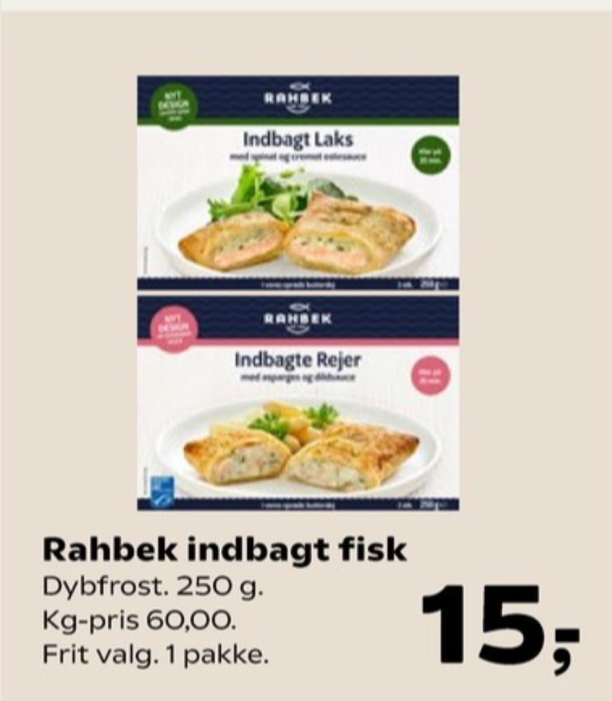 Rahbek, Indbagte Rejer med Asparges og Dildsauce