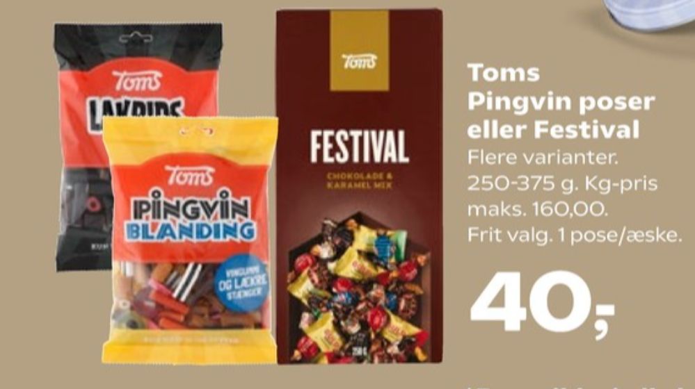 Toms LakridsHits, Slikposer