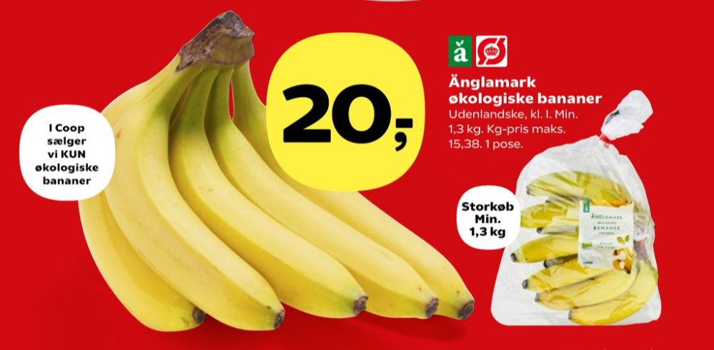 Änglamark, Bananer