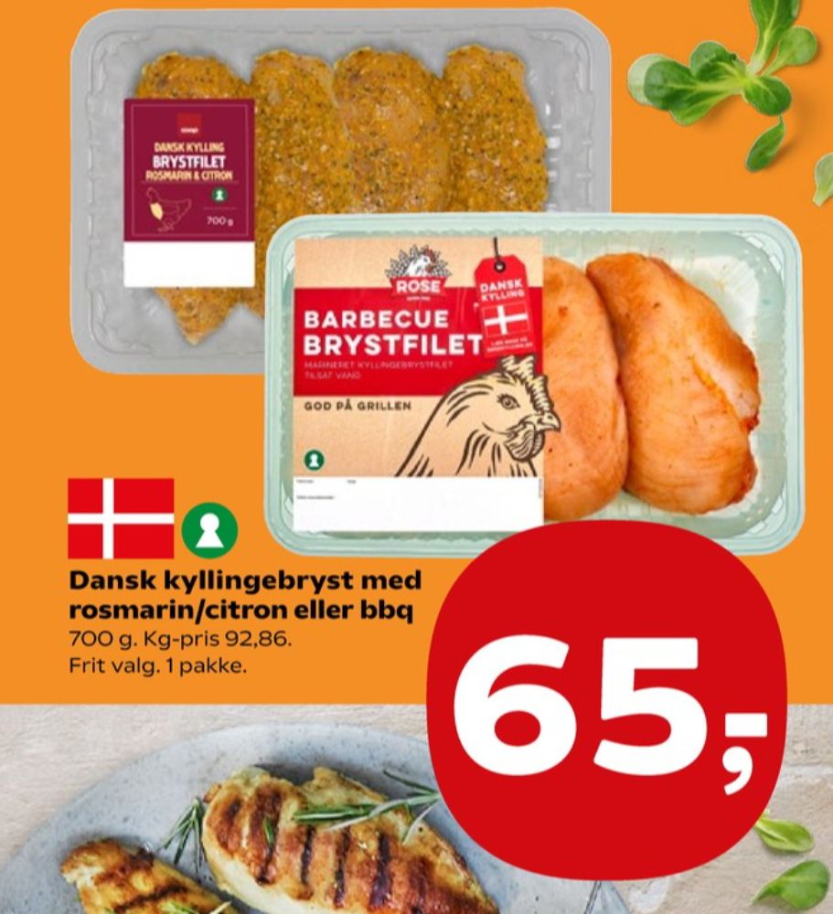 Rose, Kyllingebrystfilet