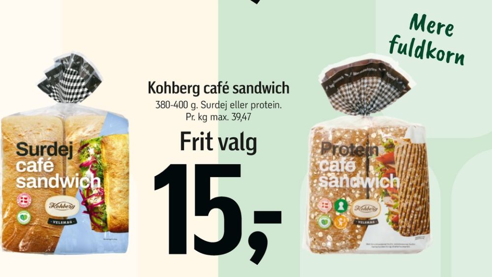 Kohberg, Cafe Sandwich Protein