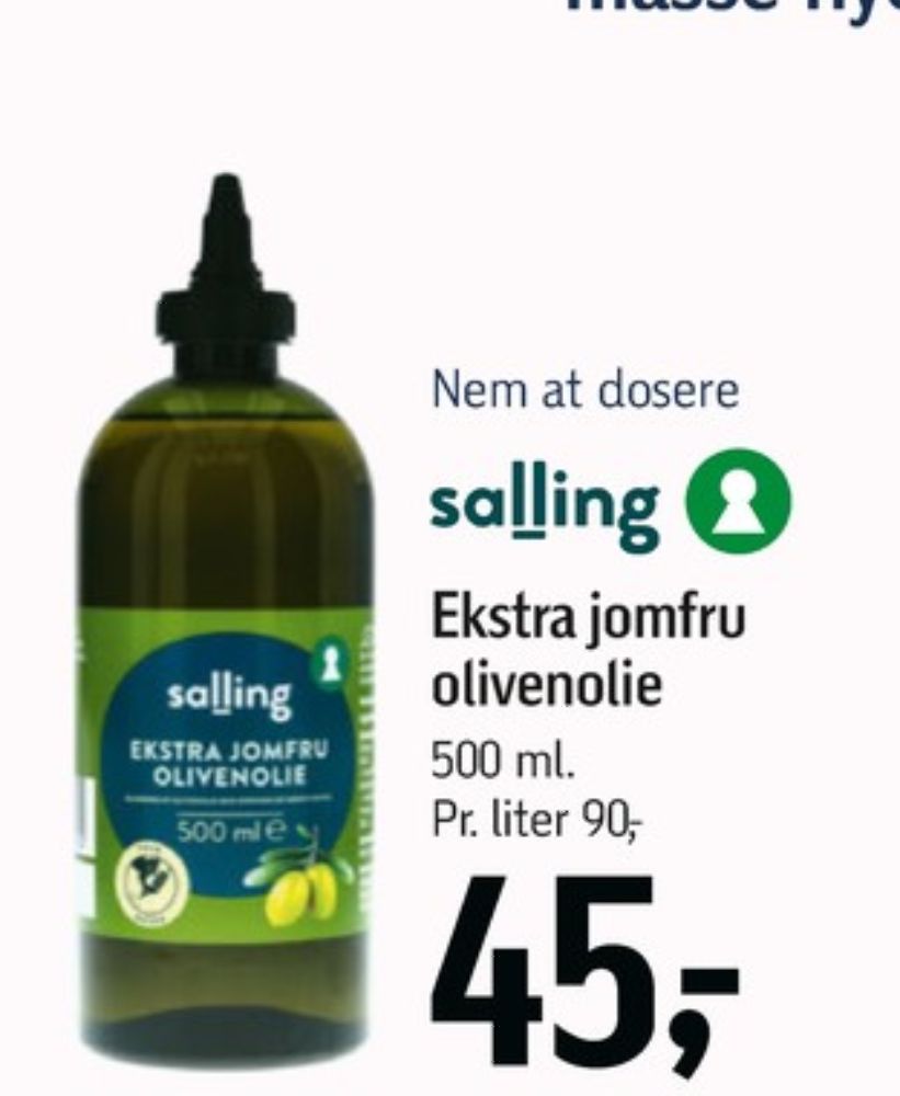 Salling, Olivenolie