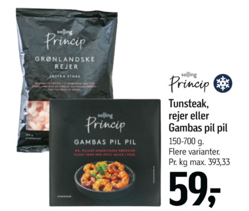 Salling Princip, Rejer