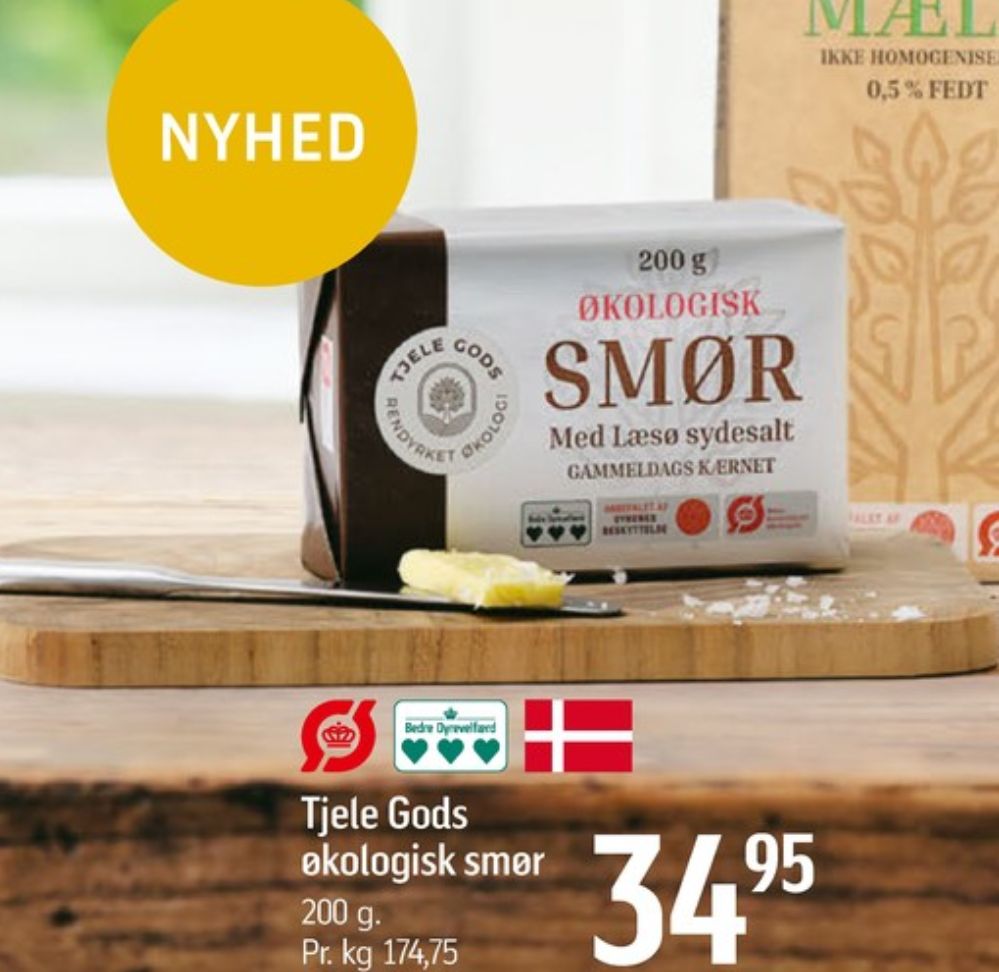 Tjele Gods, Smør med Læsø Sydesalt