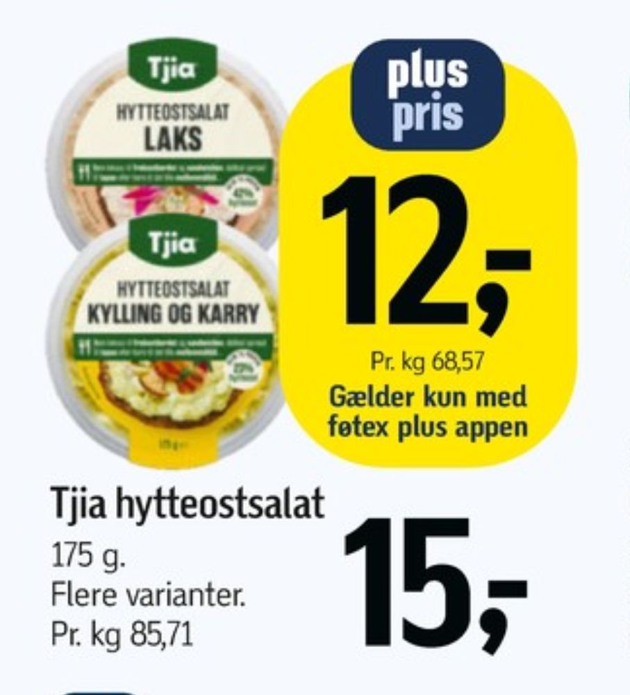 Tjia, Hytteostsalat Laks