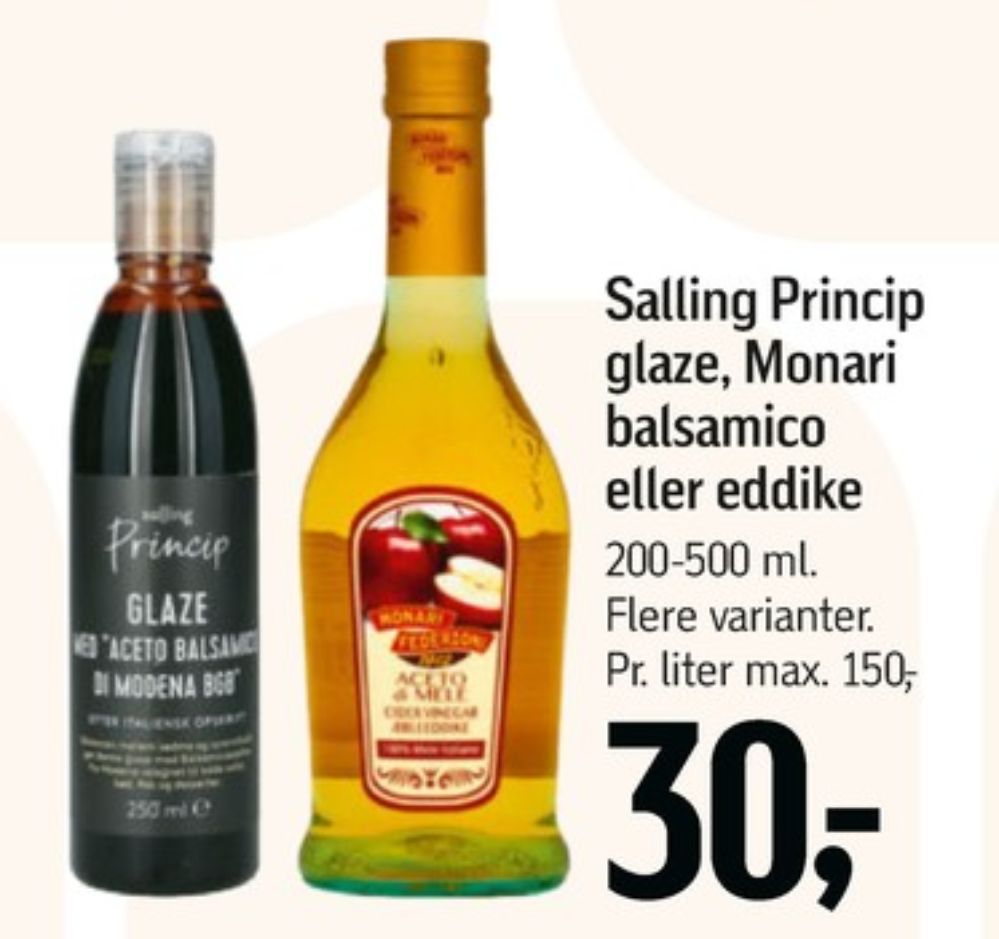 Salling Princip, Glaze