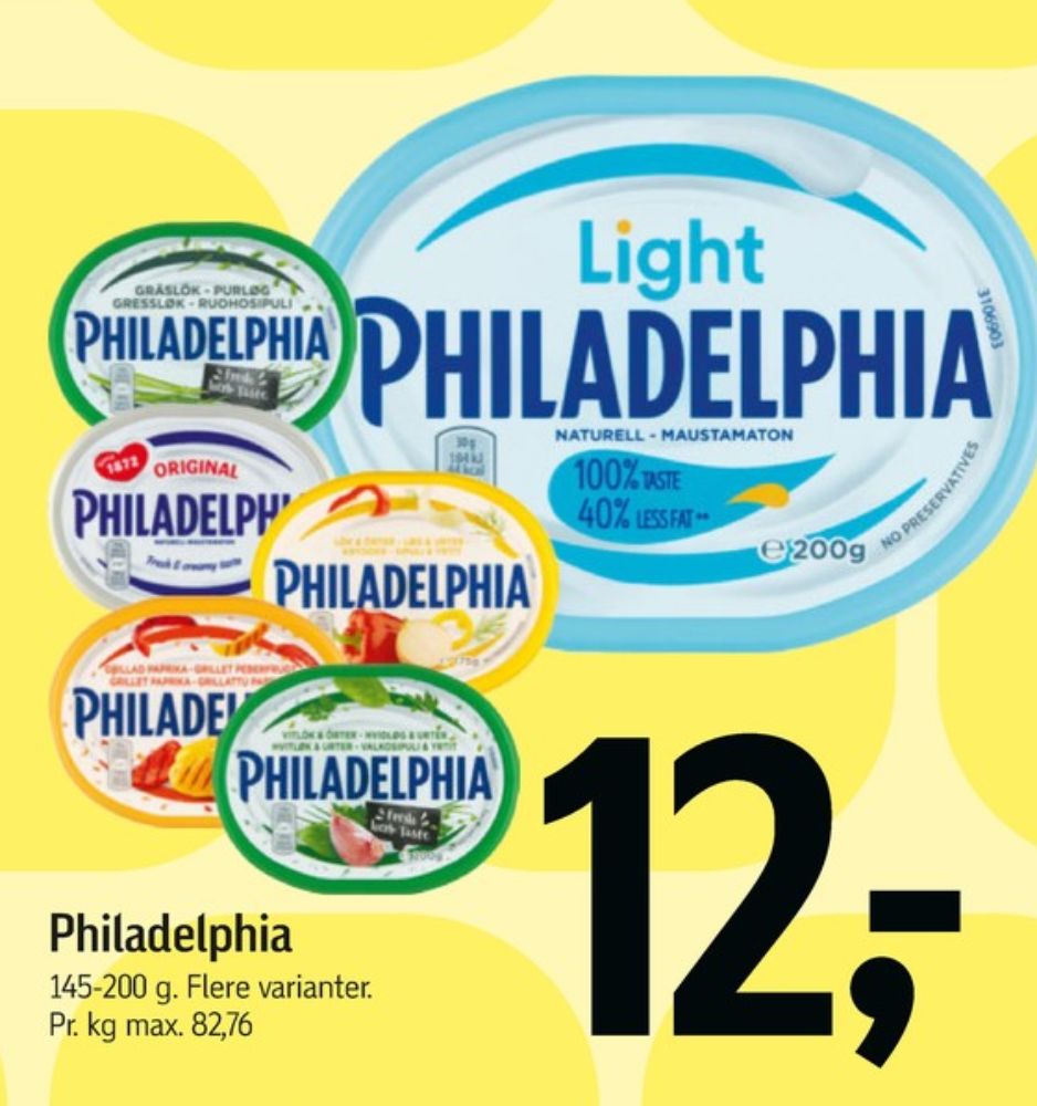 Philadelphia, Flødeost Grillet Peberfrugt