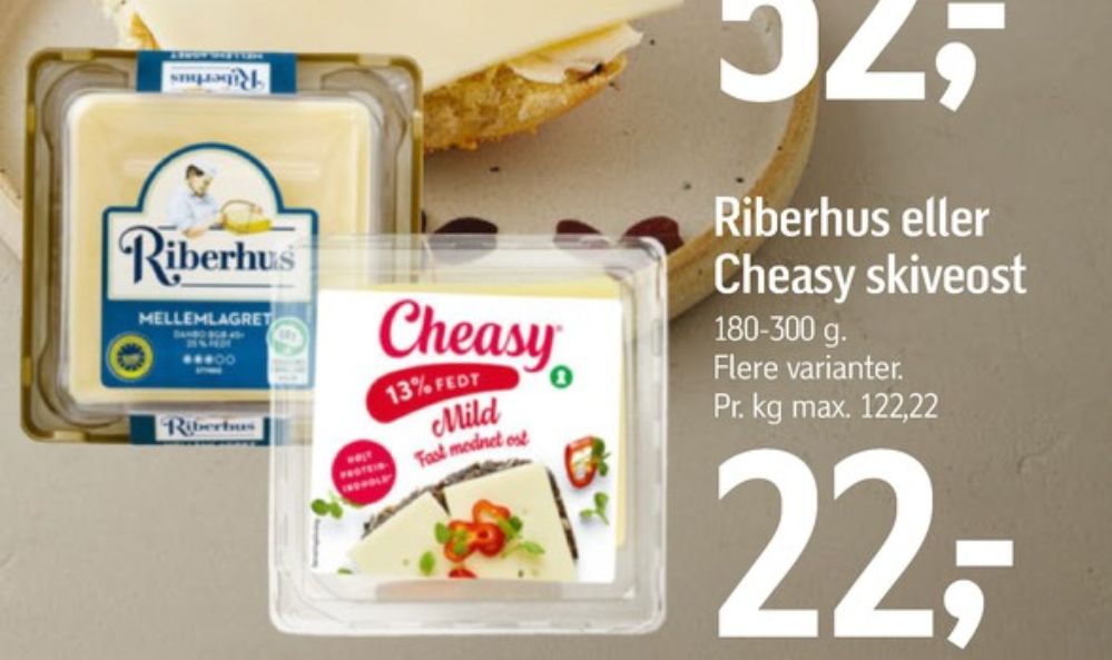 Riberhus, Skiveost Danbo Mellemlagret