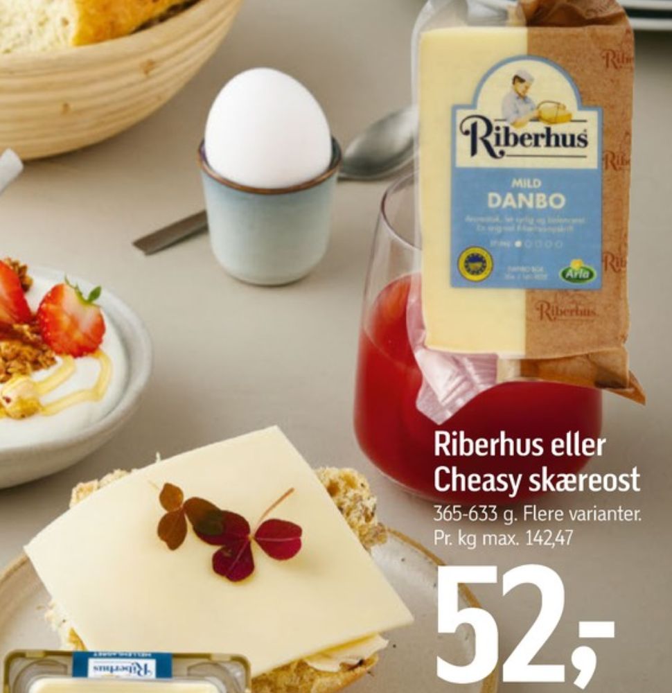 Riberhus, Skæreost Danbo Mild