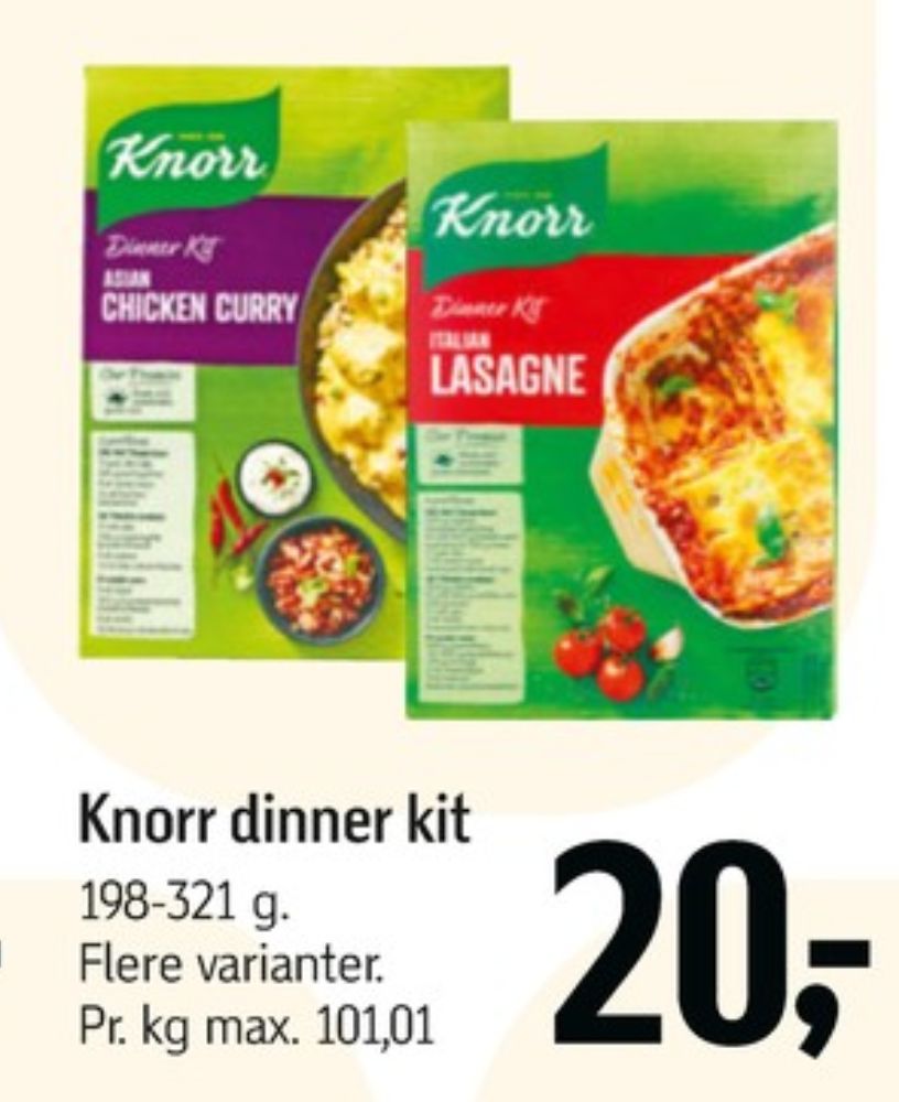 Knorr Dinner Kitt, Italian Lasagne