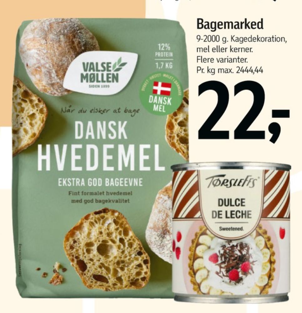 Valsemøllen, Hvedemel