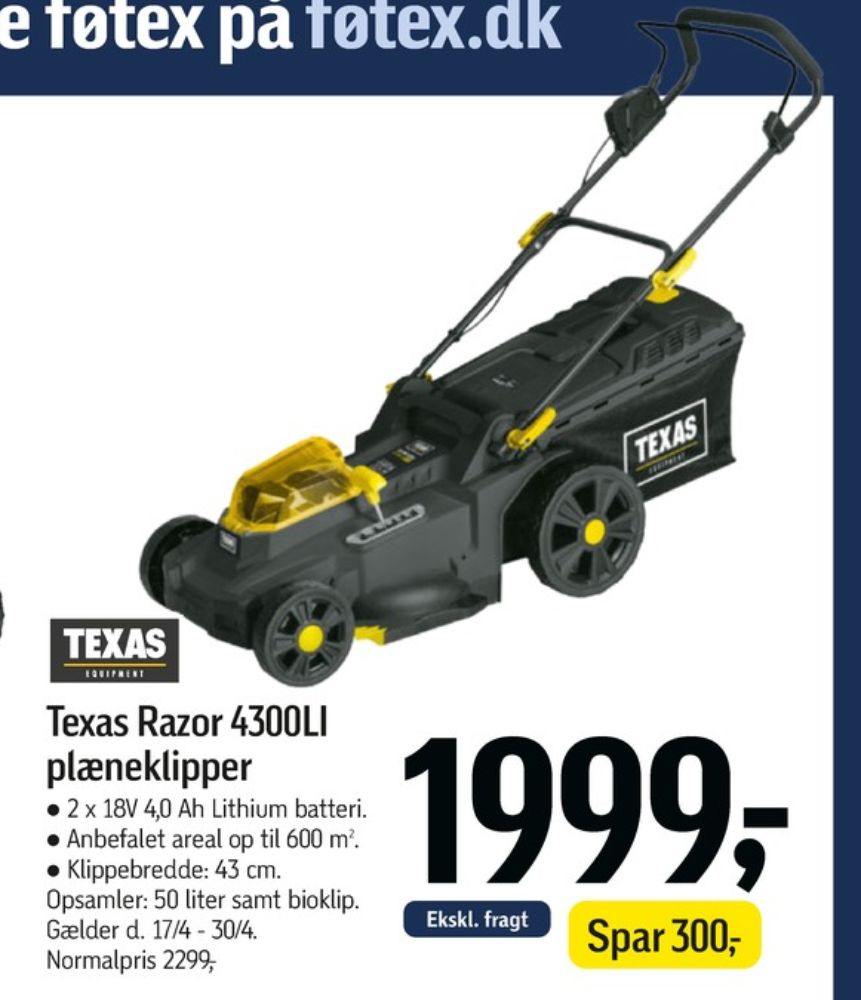 Texas, Plæneklipper