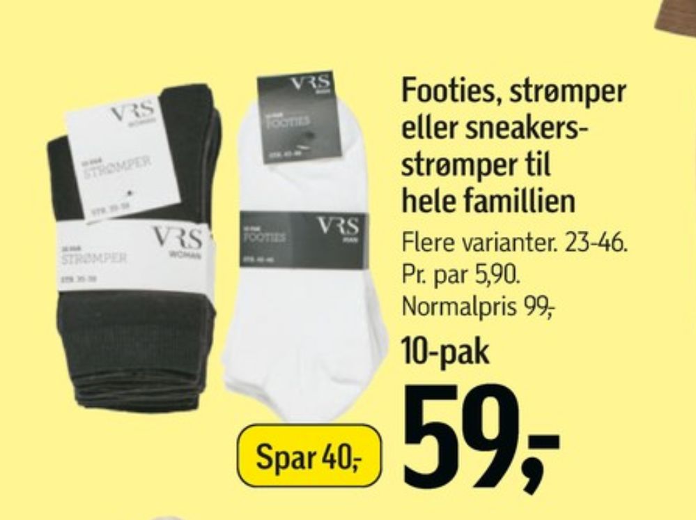 VRS, Strømper