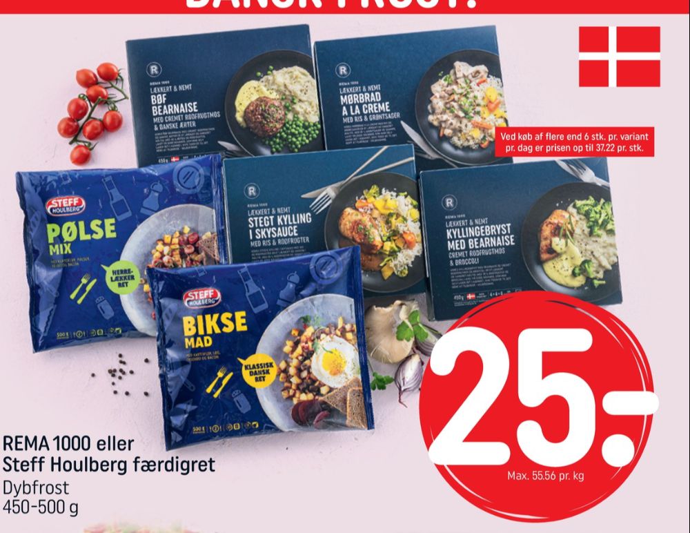 Rema 1000, Stegt Kylling i Skysauce