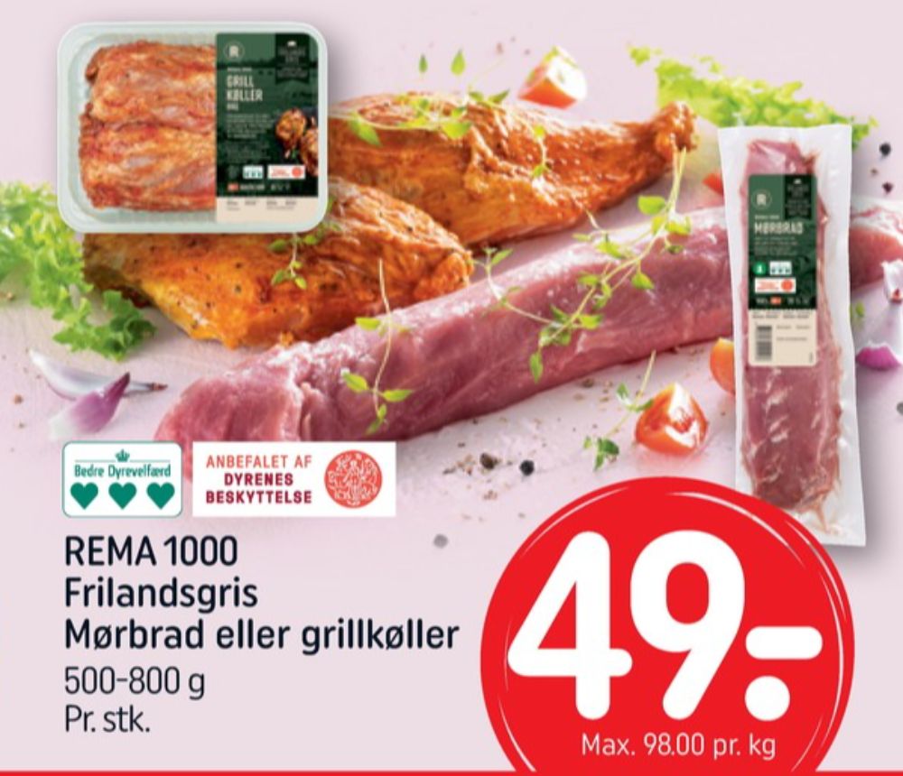 Rema 1000, Grisemørbrad