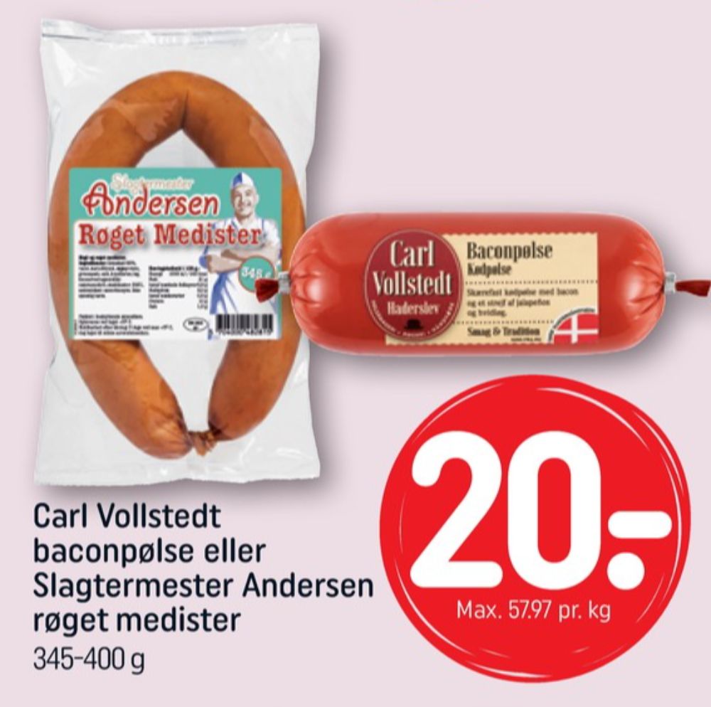 Slagtermester Andersen, Røget Medister