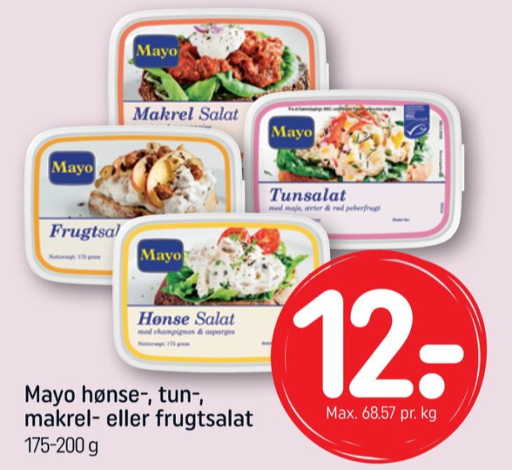 Mayo Brasserie, Tunsalat