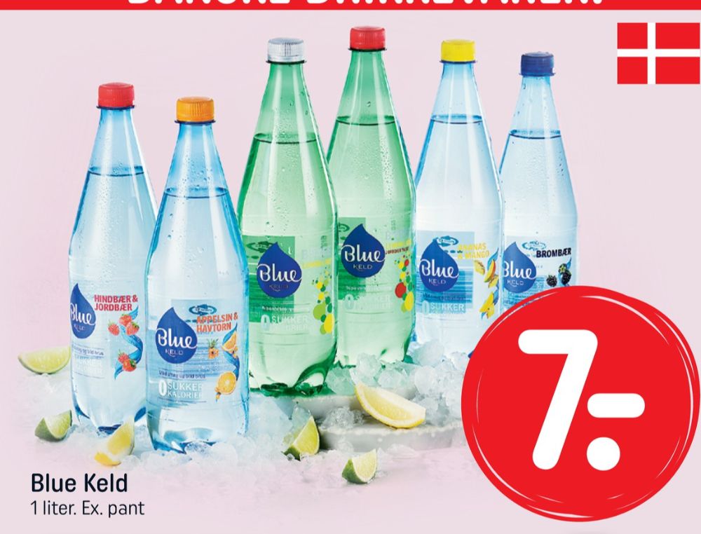 Blue Keld Appelsin & Havtorn, Mineralvand med brus, appelsin og havtorn