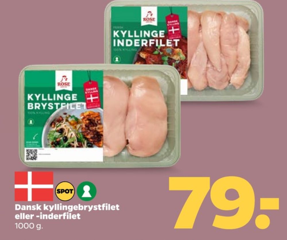 Rose, Kyllingebrystfilet