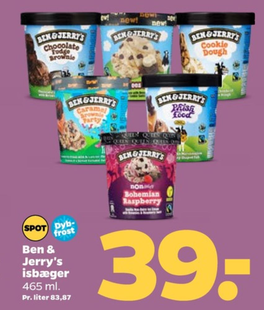 Frisko Ben & Jerry's, Chocolate Fudge Brownie is