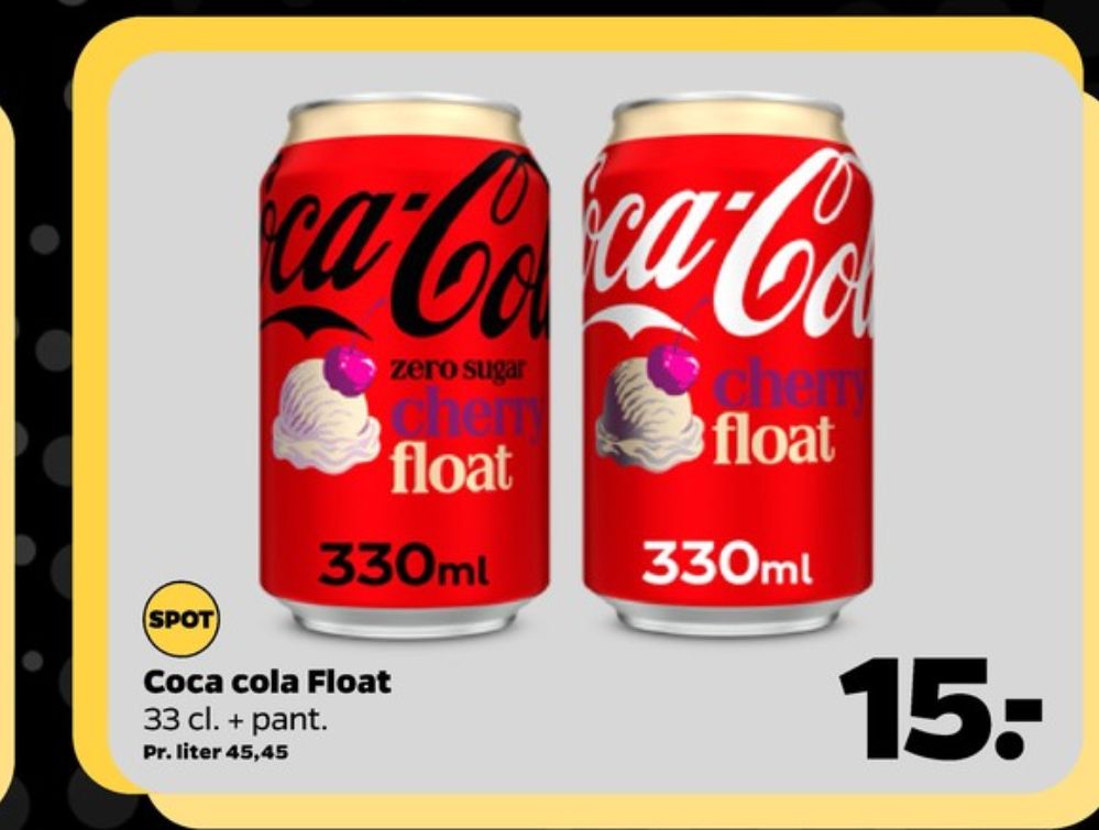 Coca Cola Cherry Float Zero, Cola
