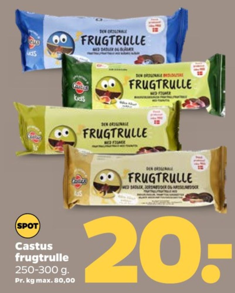 Castus, Frugtrulle Figner